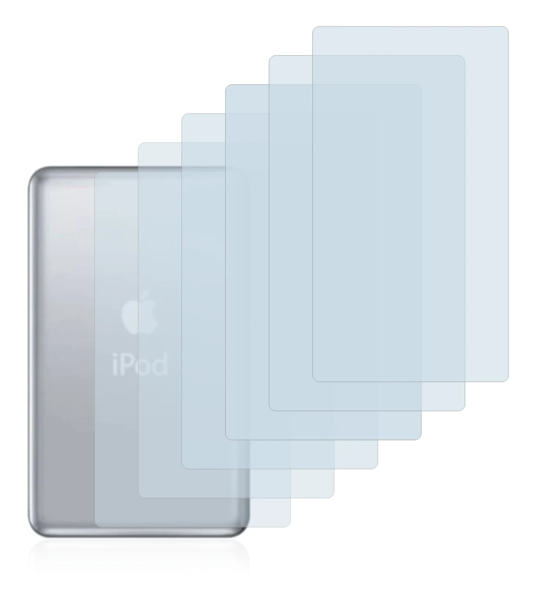 Immagine del dispositivo Apple iPod classic 120 GB (Posteriore, 7a Gen.) con un'ampia varietà di protezioni per lo schermo.