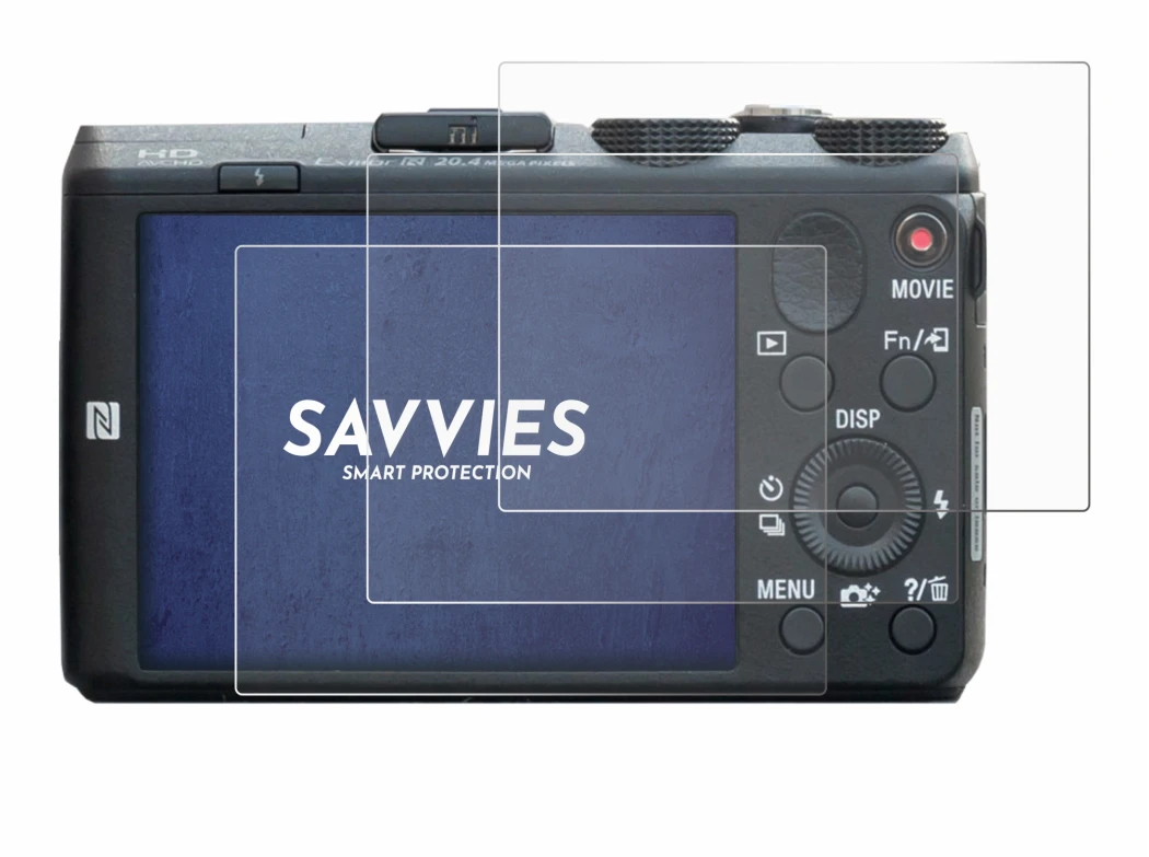 Immagine del dispositivo Sony Cyber-Shot DSC-HX60 con un'ampia varietà di protezioni per lo schermo.