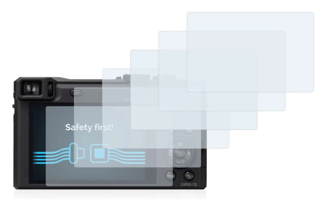 Immagine del dispositivo Panasonic Lumix DMC-TZ60 con un'ampia varietà di protezioni per lo schermo.