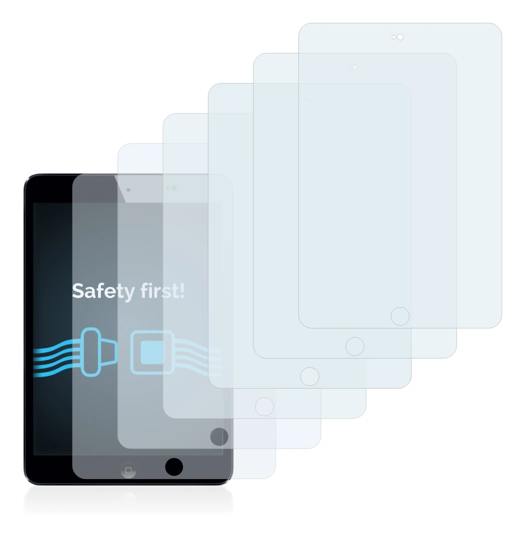 Immagine del dispositivo Apple iPad Mini 3 2014 con un'ampia varietà di protezioni per lo schermo.