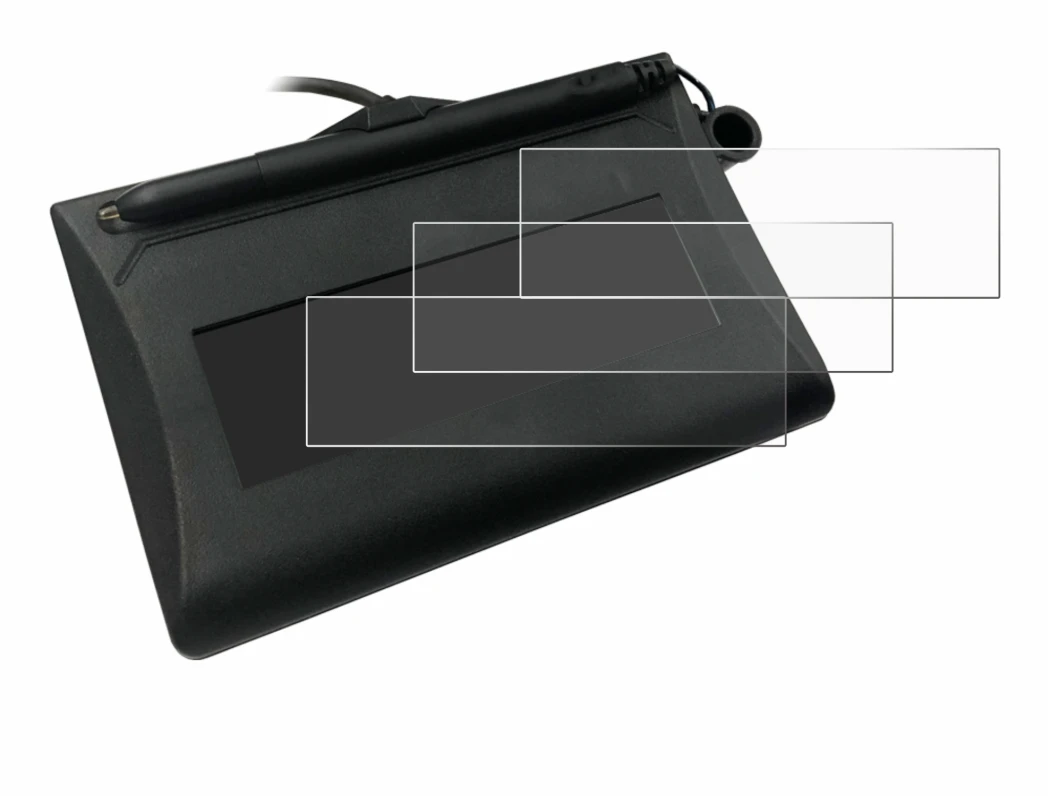 Immagine del dispositivo Topaz T-LBK460-HSB-R con un'ampia varietà di protezioni per lo schermo.