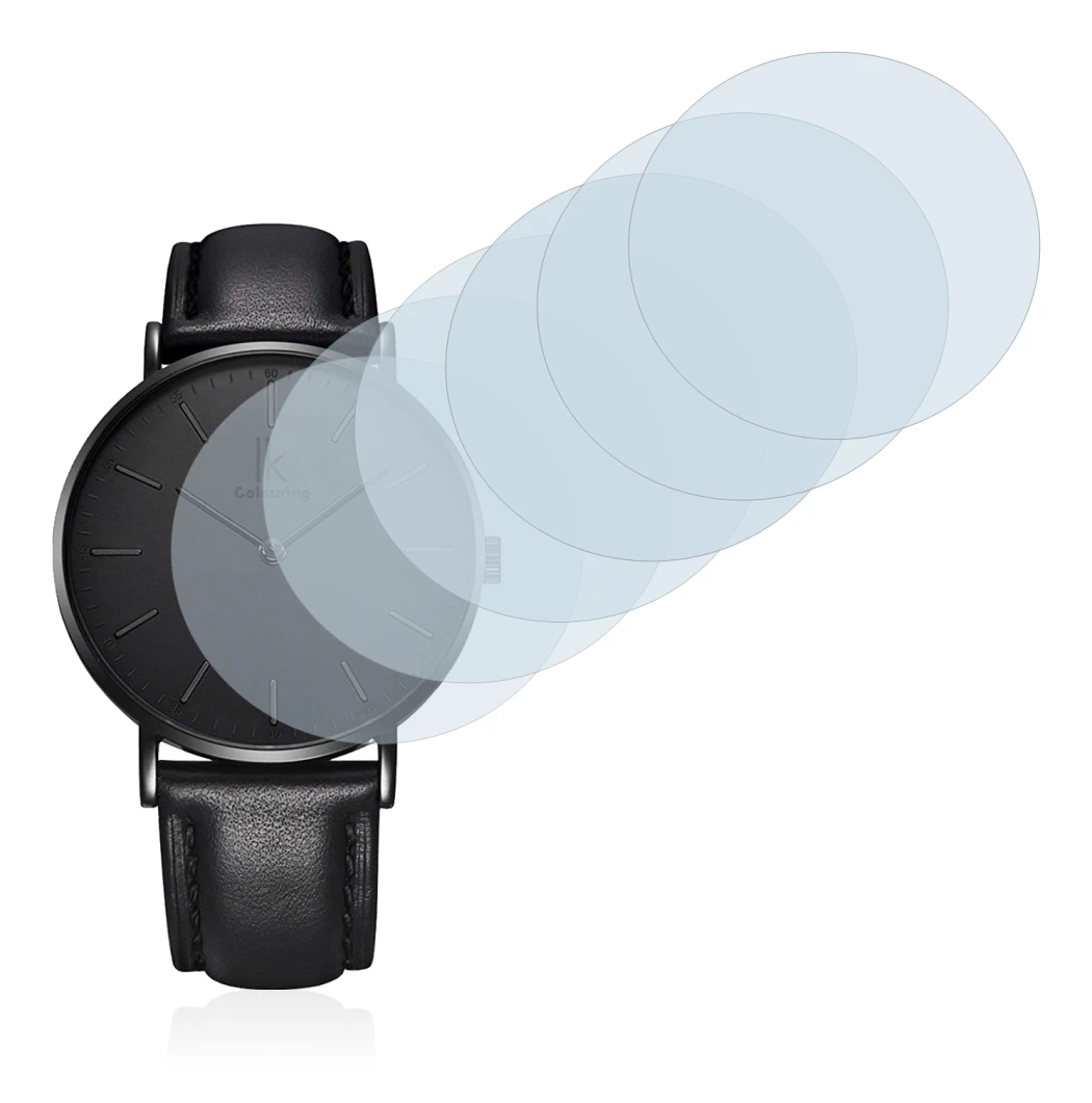 Immagine del dispositivo Alienwork IK Orologio (36 mm) con un'ampia varietà di protezioni per lo schermo.