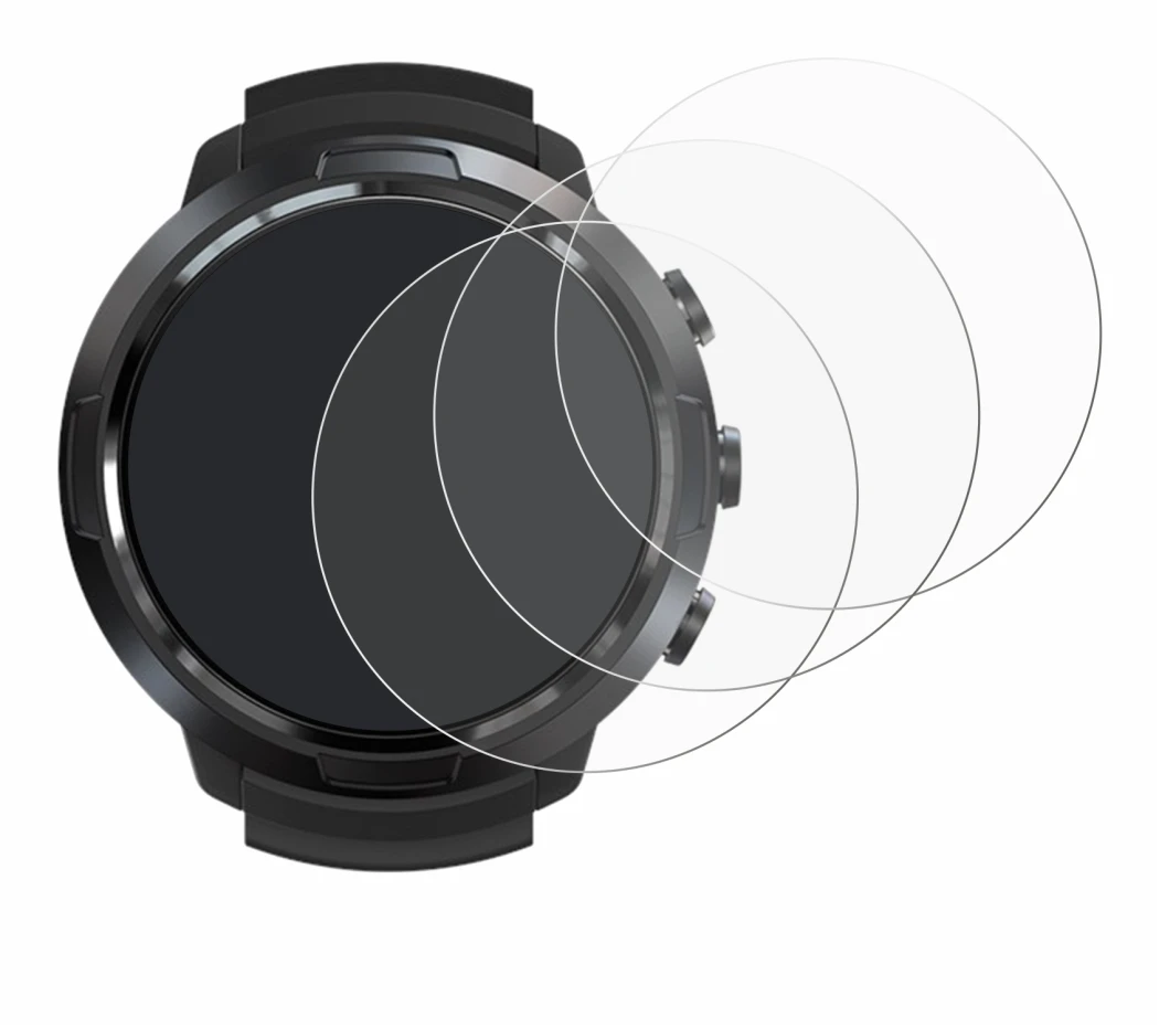 Immagine del dispositivo Suunto D5 con un'ampia varietà di protezioni per lo schermo.