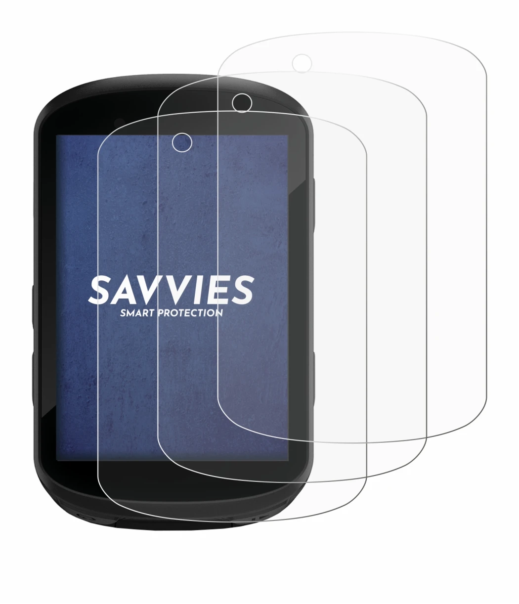 Immagine del dispositivo Garmin Edge 830 con un'ampia varietà di protezioni per lo schermo.