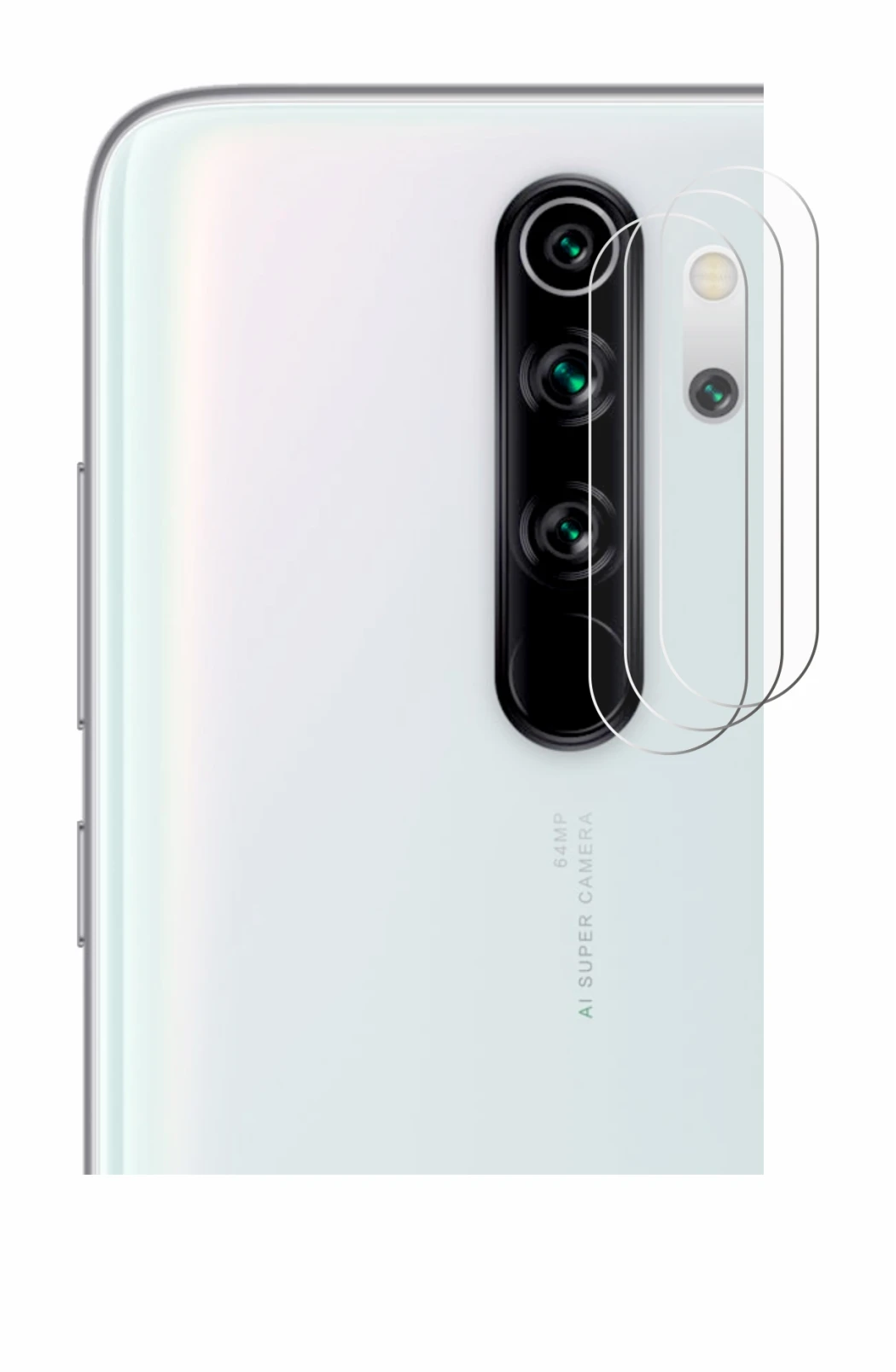 Immagine del dispositivo Xiaomi Redmi Note 8 Pro (SOLO Fotocamera) con un'ampia varietà di protezioni per lo schermo.