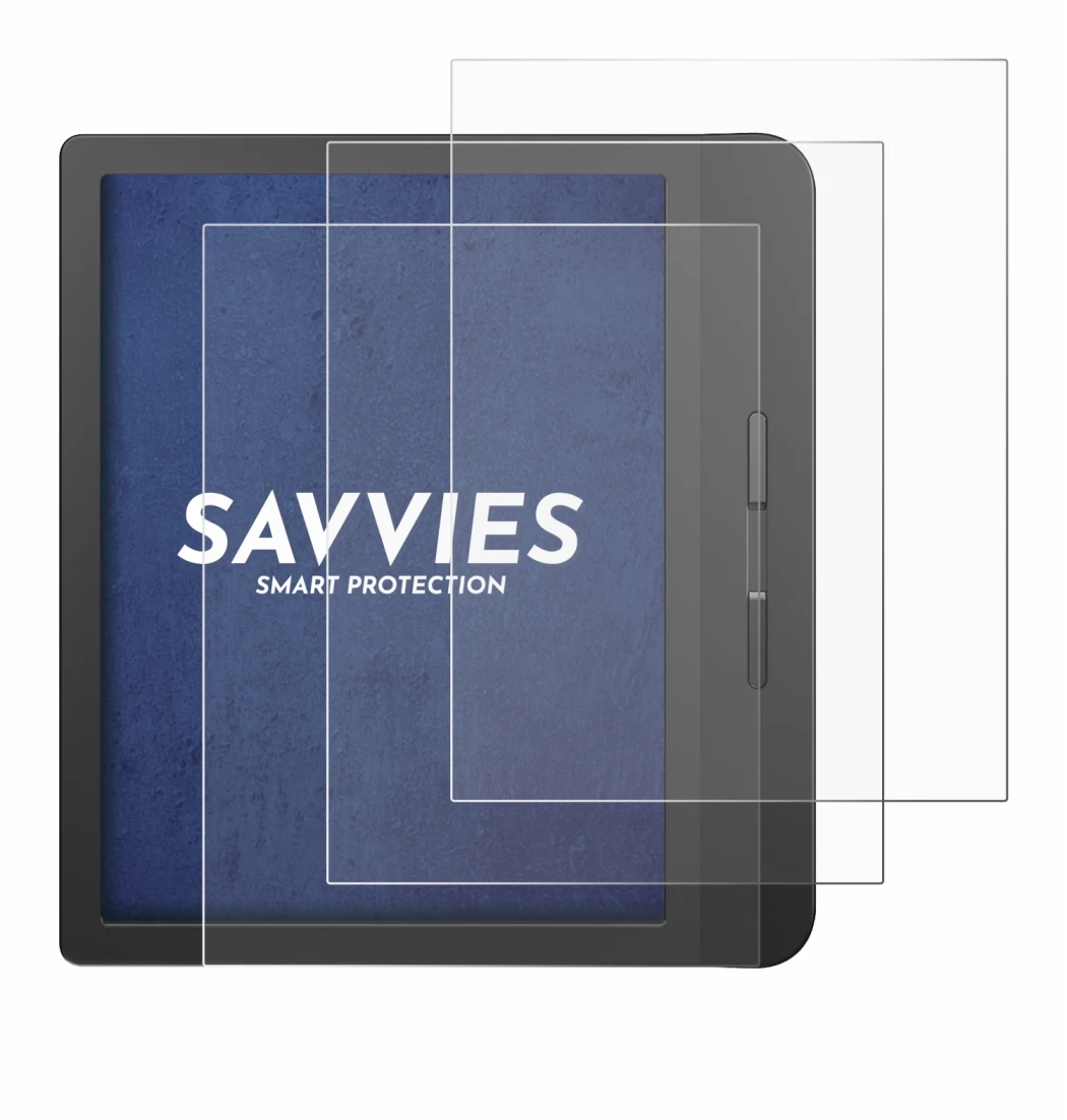 Immagine del dispositivo Tolino Vision 5 con un'ampia varietà di protezioni per lo schermo.