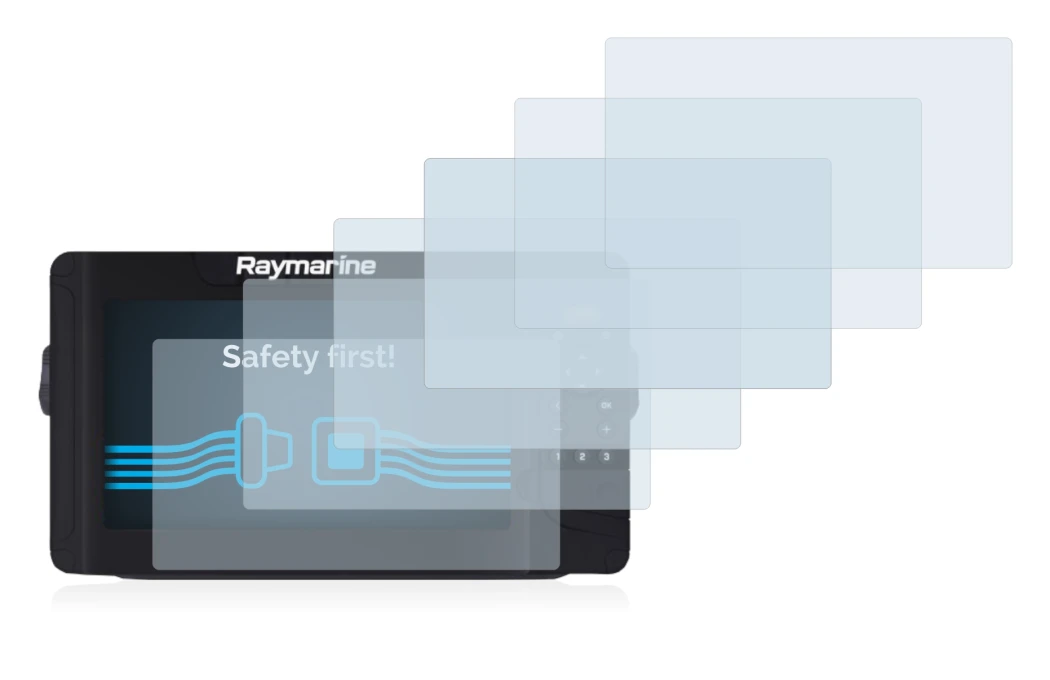Immagine del dispositivo Raymarine Element 9 HV con un'ampia varietà di protezioni per lo schermo.