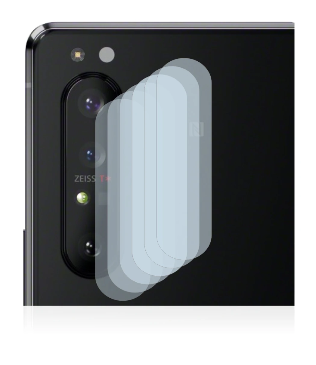 Immagine del dispositivo Sony Xperia 1 II (SOLO Fotocamera) con un'ampia varietà di protezioni per lo schermo.