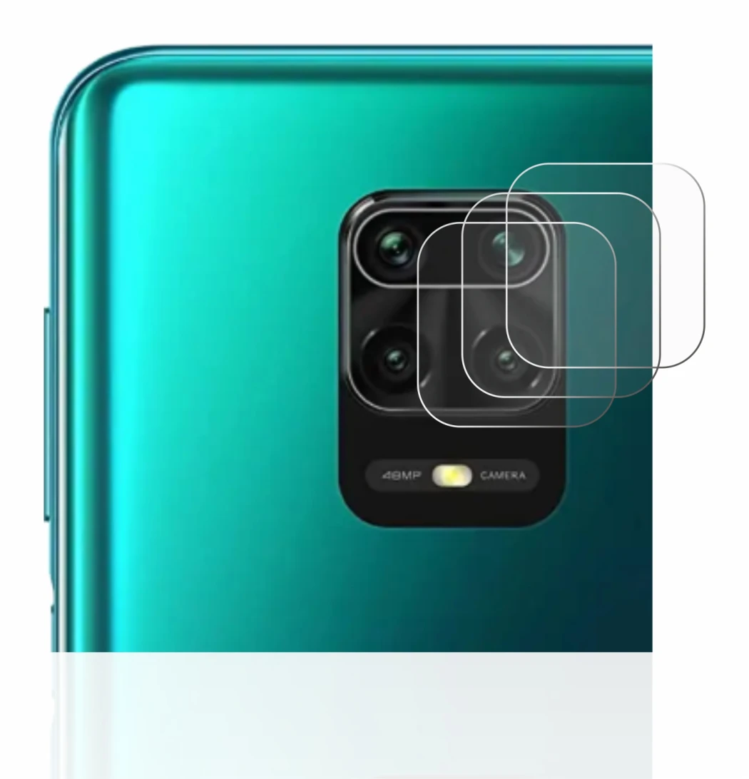 Immagine del dispositivo Xiaomi Redmi Note 9S (SOLO Fotocamera) con un'ampia varietà di protezioni per lo schermo.