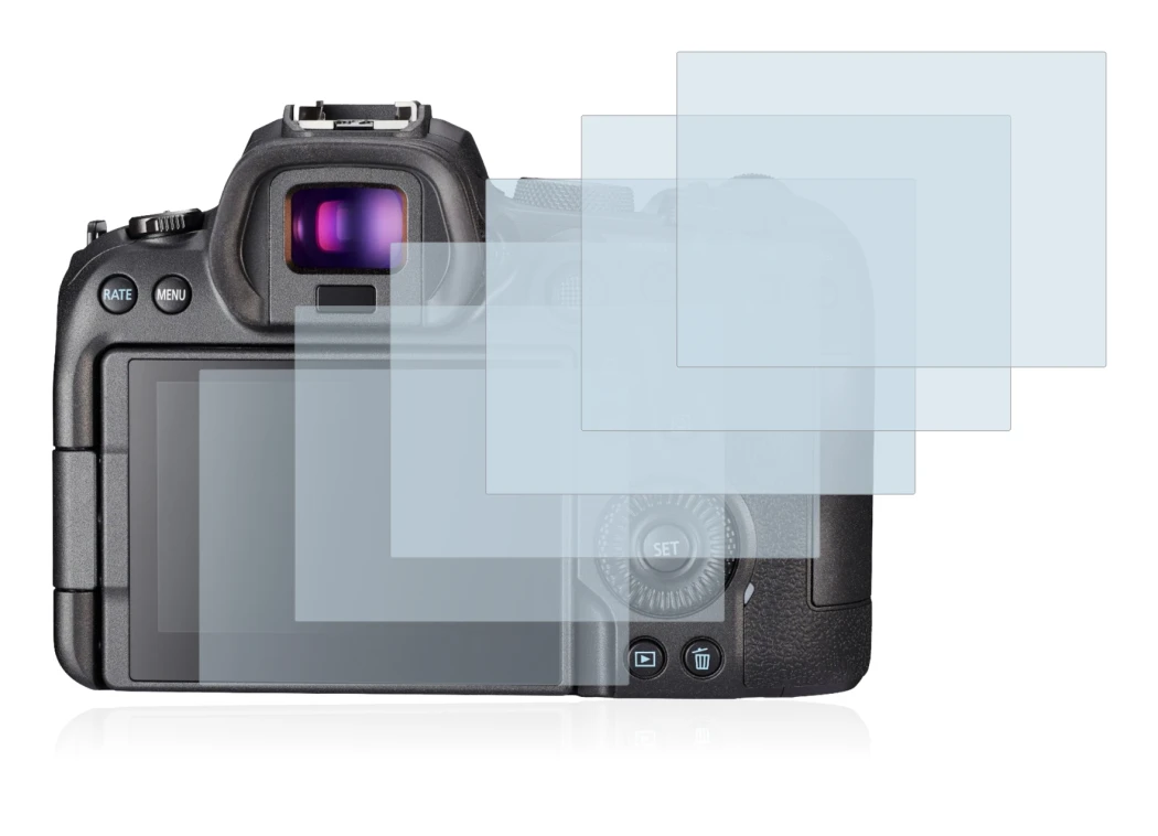 Immagine del dispositivo Sony A7S III con un'ampia varietà di protezioni per lo schermo.