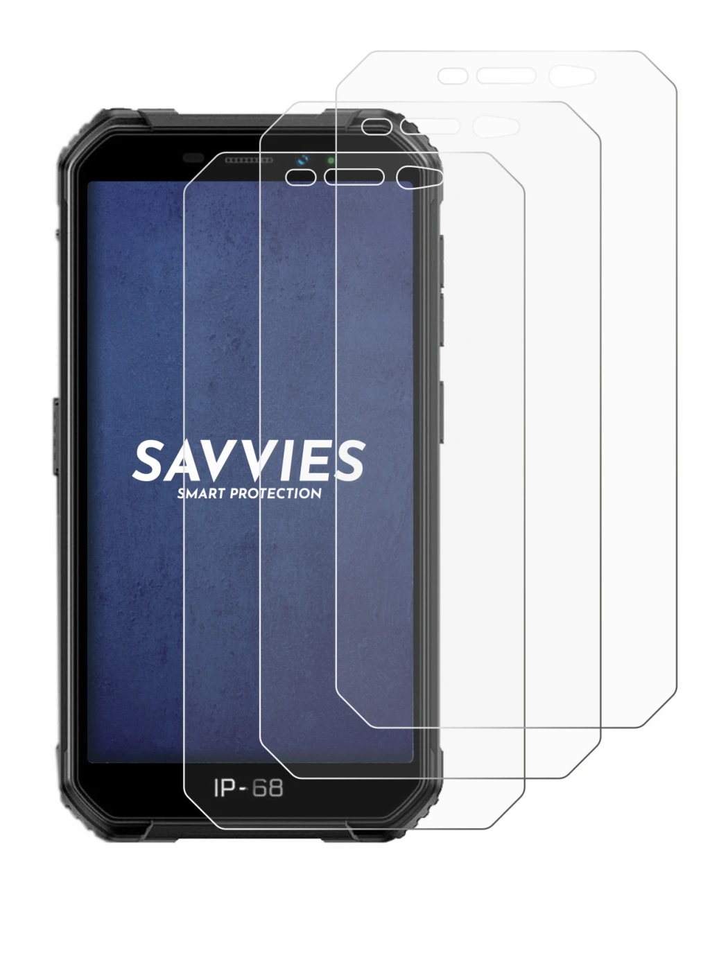 Immagine del dispositivo Ulefone Armor X6 con un'ampia varietà di protezioni per lo schermo.