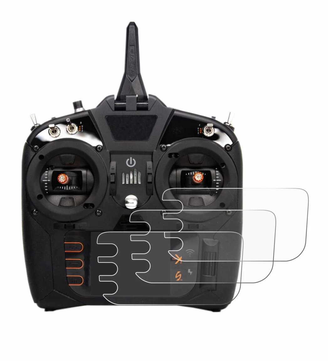 Immagine del dispositivo Spektrum NX8 con un'ampia varietà di protezioni per lo schermo.