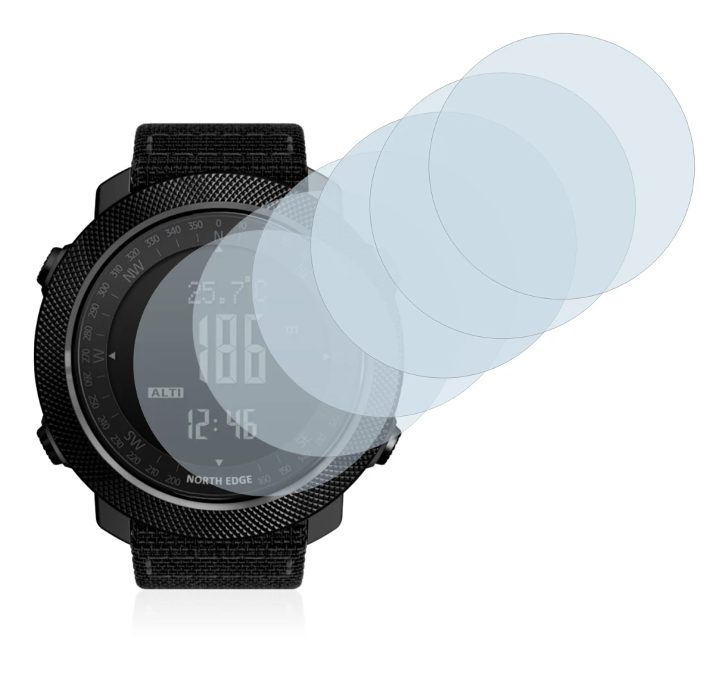 Immagine del dispositivo North Edge Apache con un'ampia varietà di protezioni per lo schermo.