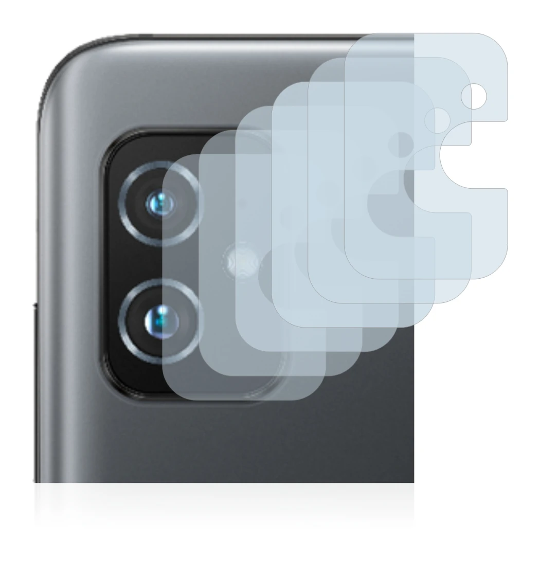 Immagine del dispositivo ASUS ZenFone 8 (SOLO Fotocamera) con un'ampia varietà di protezioni per lo schermo.