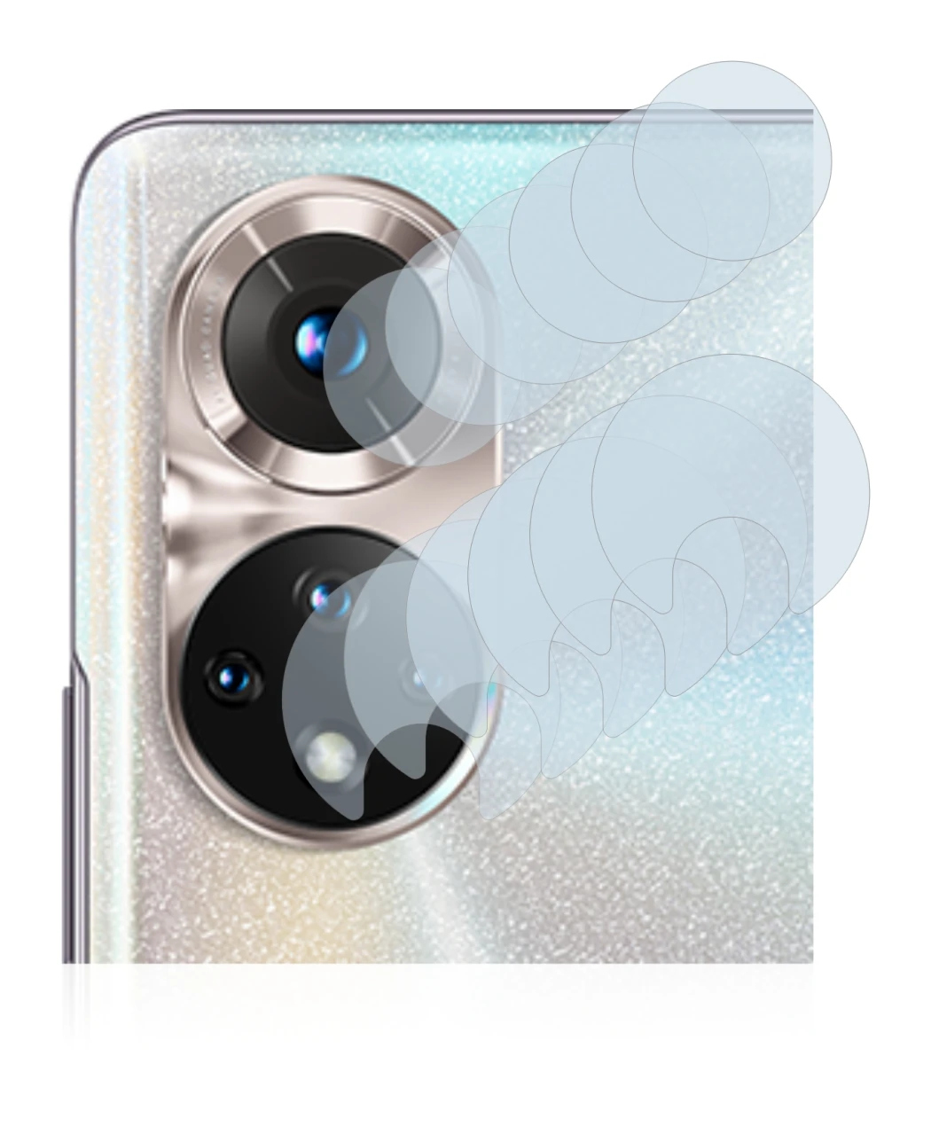 Immagine del dispositivo Honor 50 (SOLO Fotocamera) con un'ampia varietà di protezioni per lo schermo.