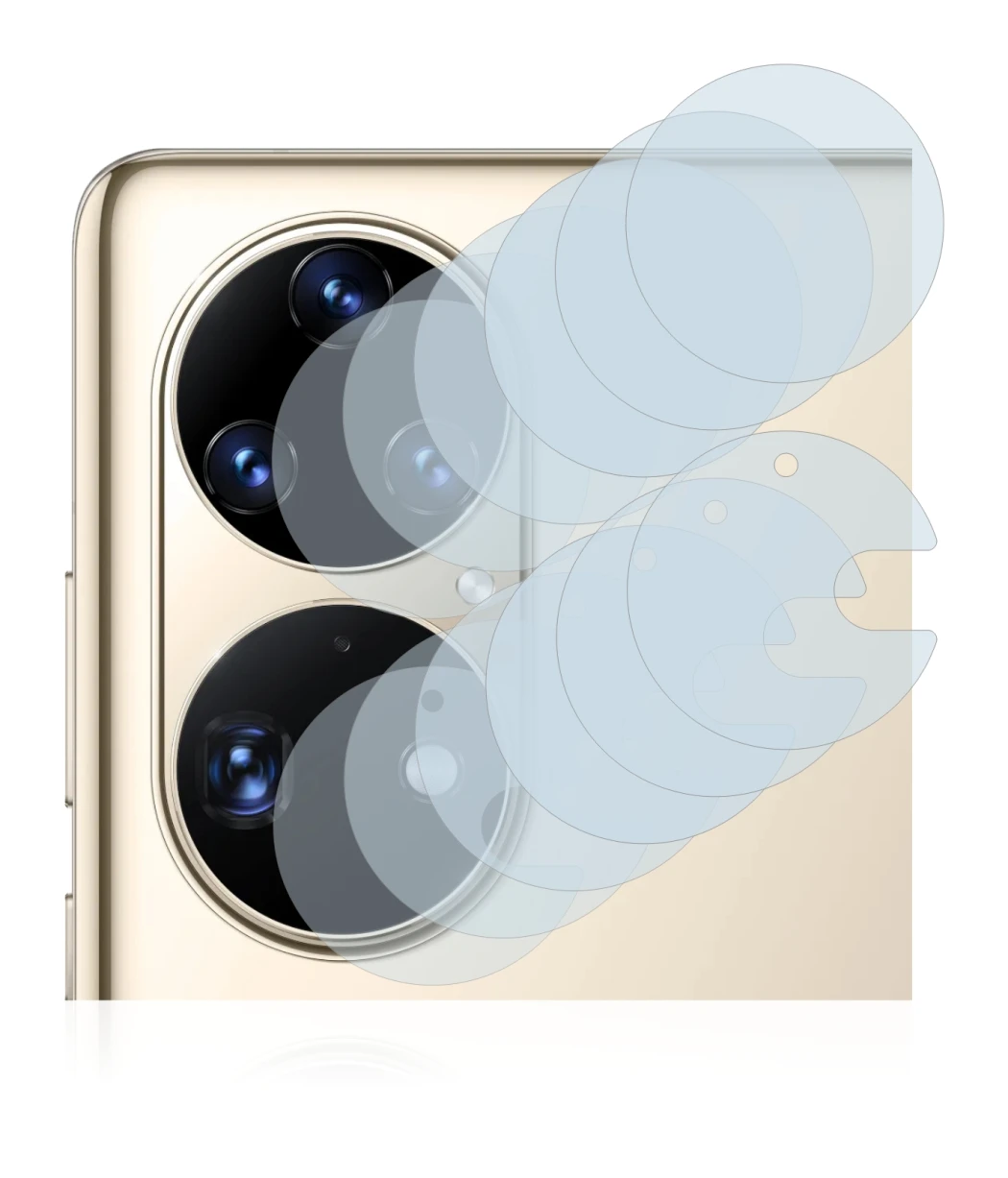 Immagine del dispositivo Huawei P50 Pro (SOLO Fotocamera) con un'ampia varietà di protezioni per lo schermo.
