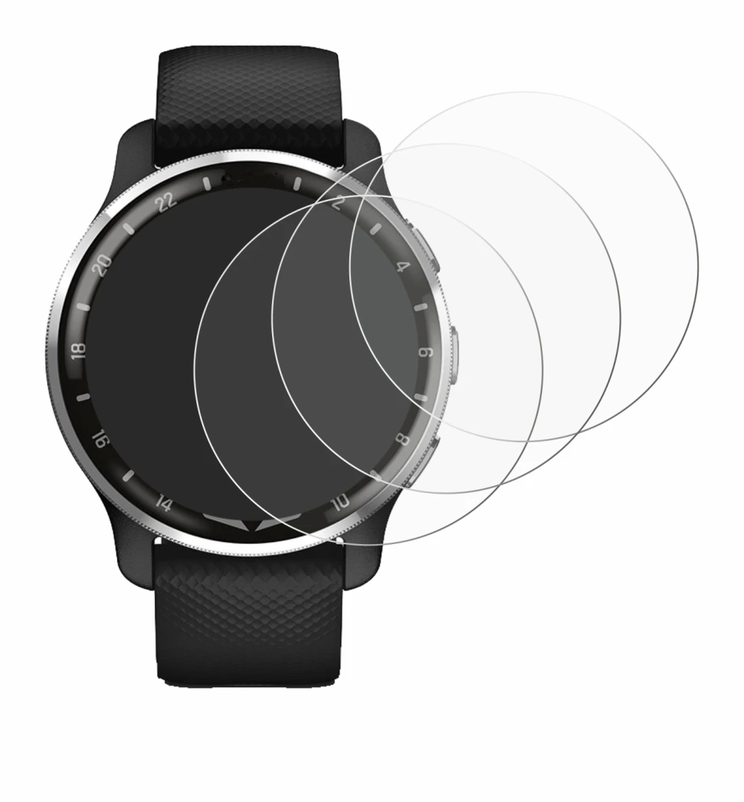 Immagine del dispositivo Garmin D2 Air X10 con un'ampia varietà di protezioni per lo schermo.