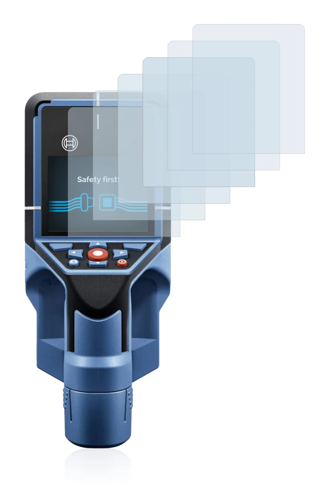 Immagine del dispositivo Bosch D-tect 200 C Wallscanner con un'ampia varietà di protezioni per lo schermo.