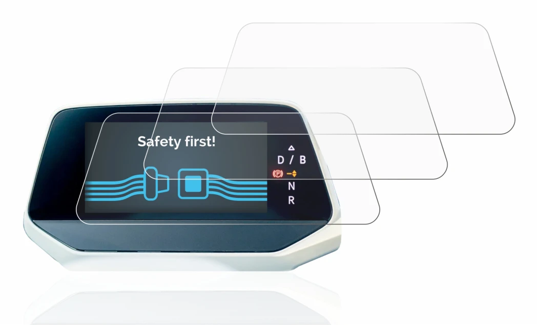 Immagine del dispositivo Volkswagen ID.4 Digitalcockpit con un'ampia varietà di protezioni per lo schermo.