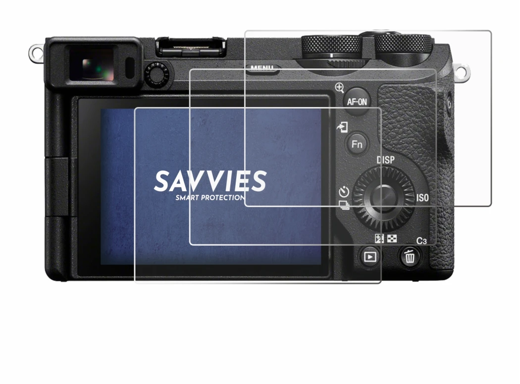 Immagine del dispositivo Sony Alpha 6700 con un'ampia varietà di protezioni per lo schermo.