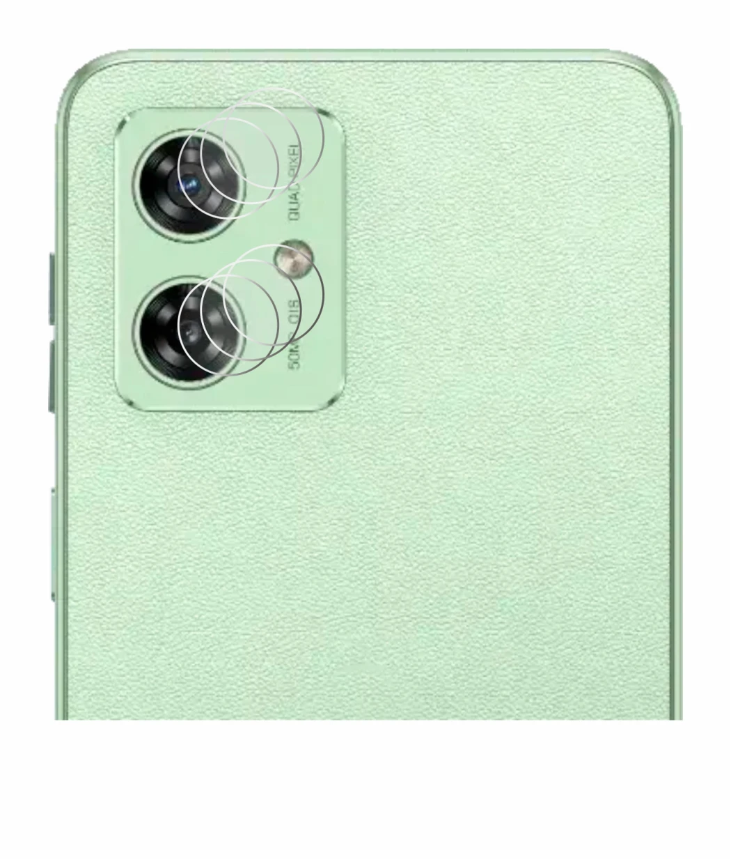 Immagine del dispositivo Motorola Moto G54 (SOLO Fotocamera) con un'ampia varietà di protezioni per lo schermo.