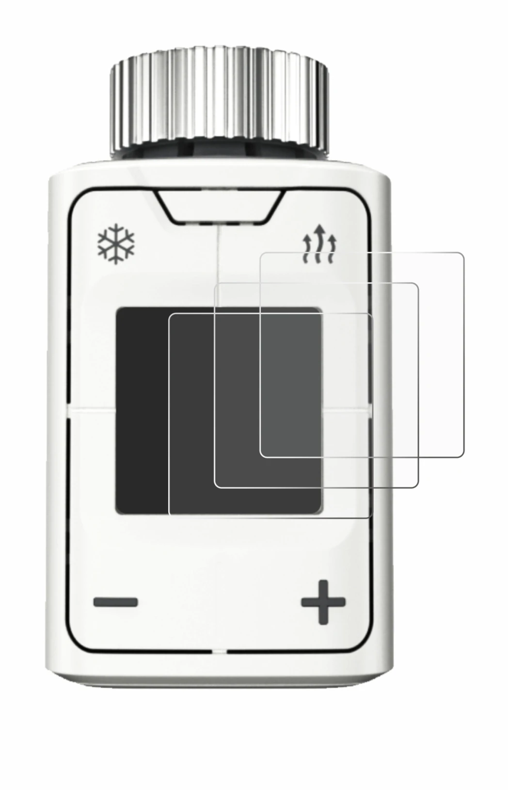 Immagine del dispositivo AVM FRITZ!DECT 302 con un'ampia varietà di protezioni per lo schermo.