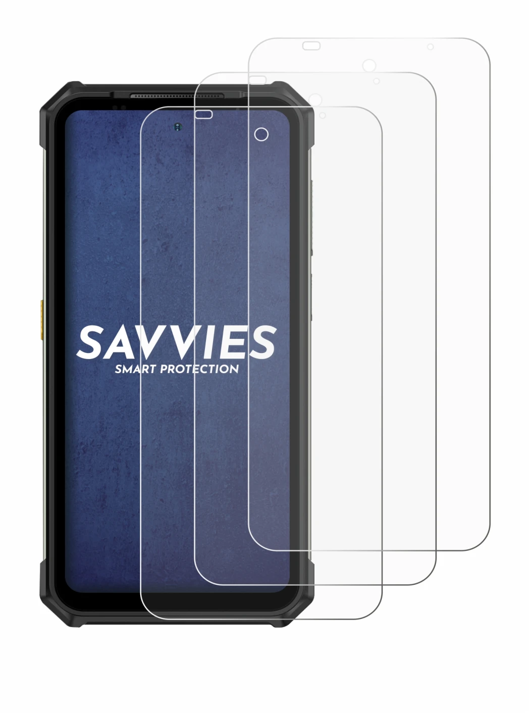 Immagine del dispositivo Ulefone Armor 24 con un'ampia varietà di protezioni per lo schermo.