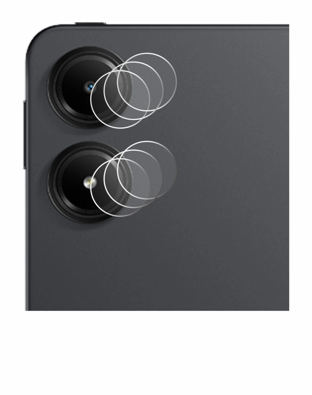 Immagine del dispositivo Xiaomi Redmi Pad Pro (SOLO Fotocamera) con un'ampia varietà di protezioni per lo schermo.