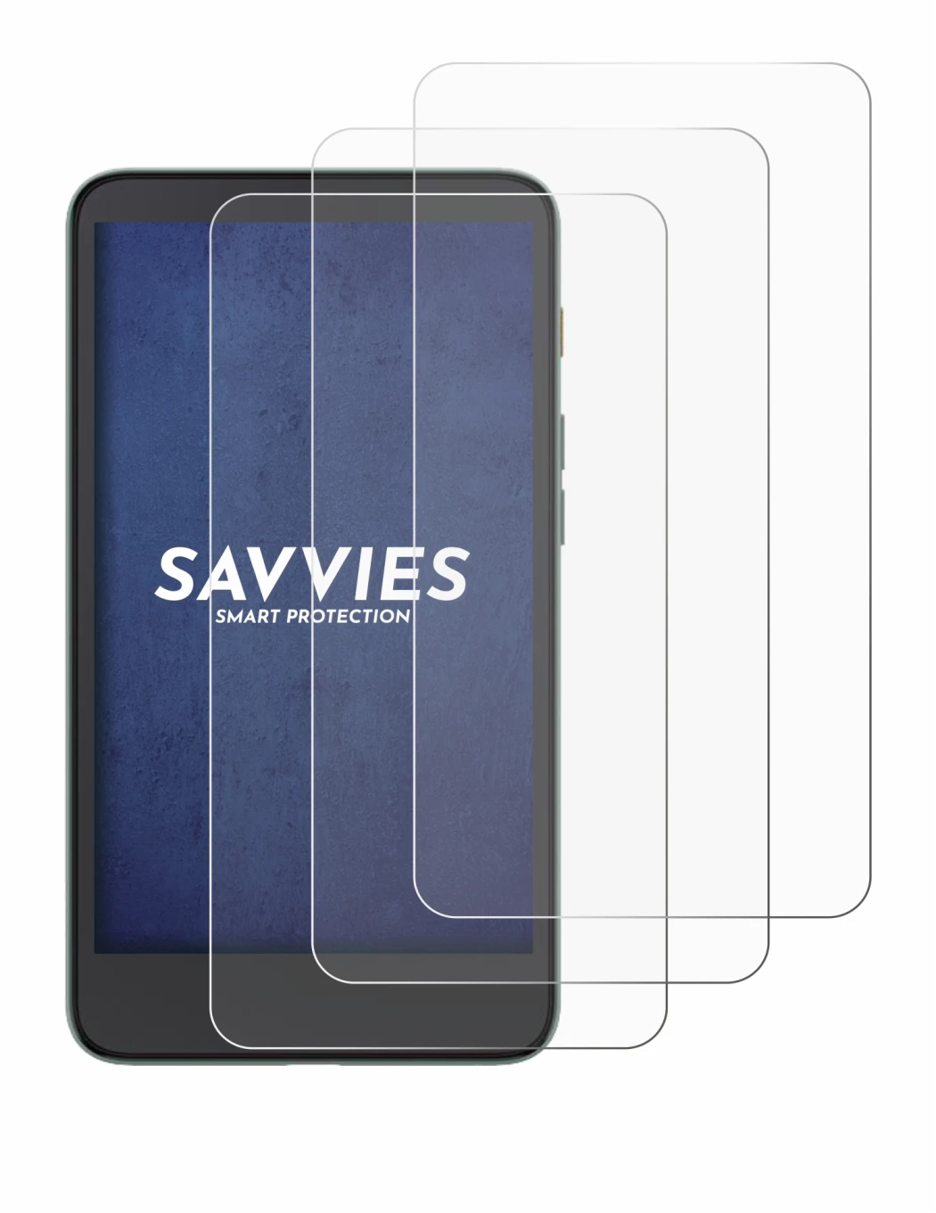 Immagine del dispositivo Xiaomi Moaan InkPalm 5 con un'ampia varietà di protezioni per lo schermo.