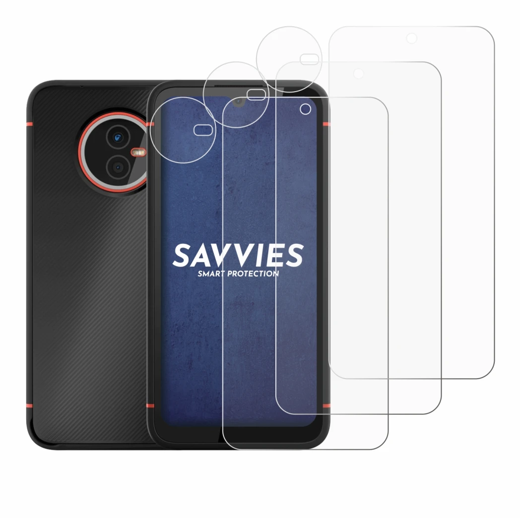 Immagine del dispositivo Gigaset GX4 Pro (Fronte+Fotocamera) con un'ampia varietà di protezioni per lo schermo.