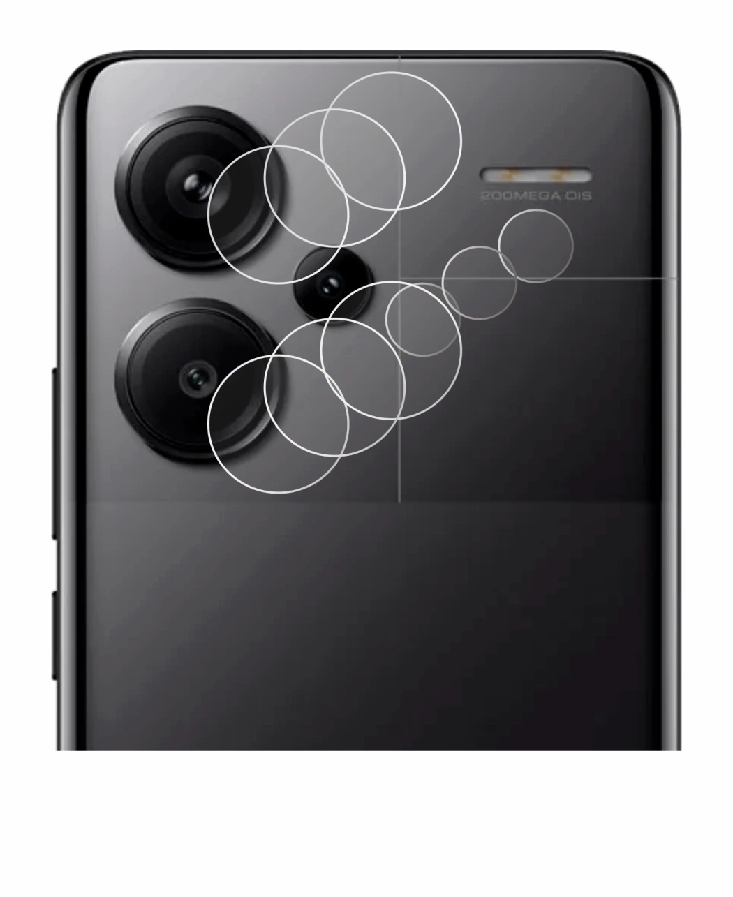 Immagine del dispositivo Xiaomi Redmi Note 13 Pro+ 5G (SOLO Fotocamera) con un'ampia varietà di protezioni per lo schermo.