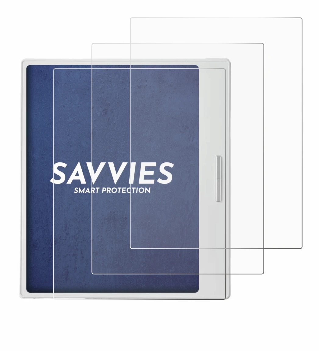 Immagine del dispositivo Boox Go Color 7 White Edition con un'ampia varietà di protezioni per lo schermo.