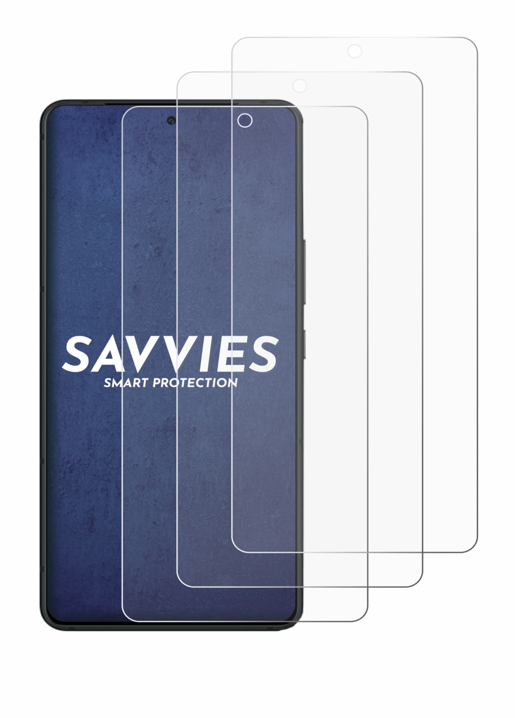 Immagine del dispositivo ASUS ROG Phone 9 Pro con un'ampia varietà di protezioni per lo schermo.