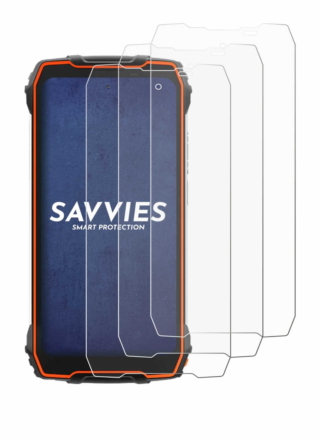 Immagine del dispositivo Blackview Oscal Pilot 1 con un'ampia varietà di protezioni per lo schermo.