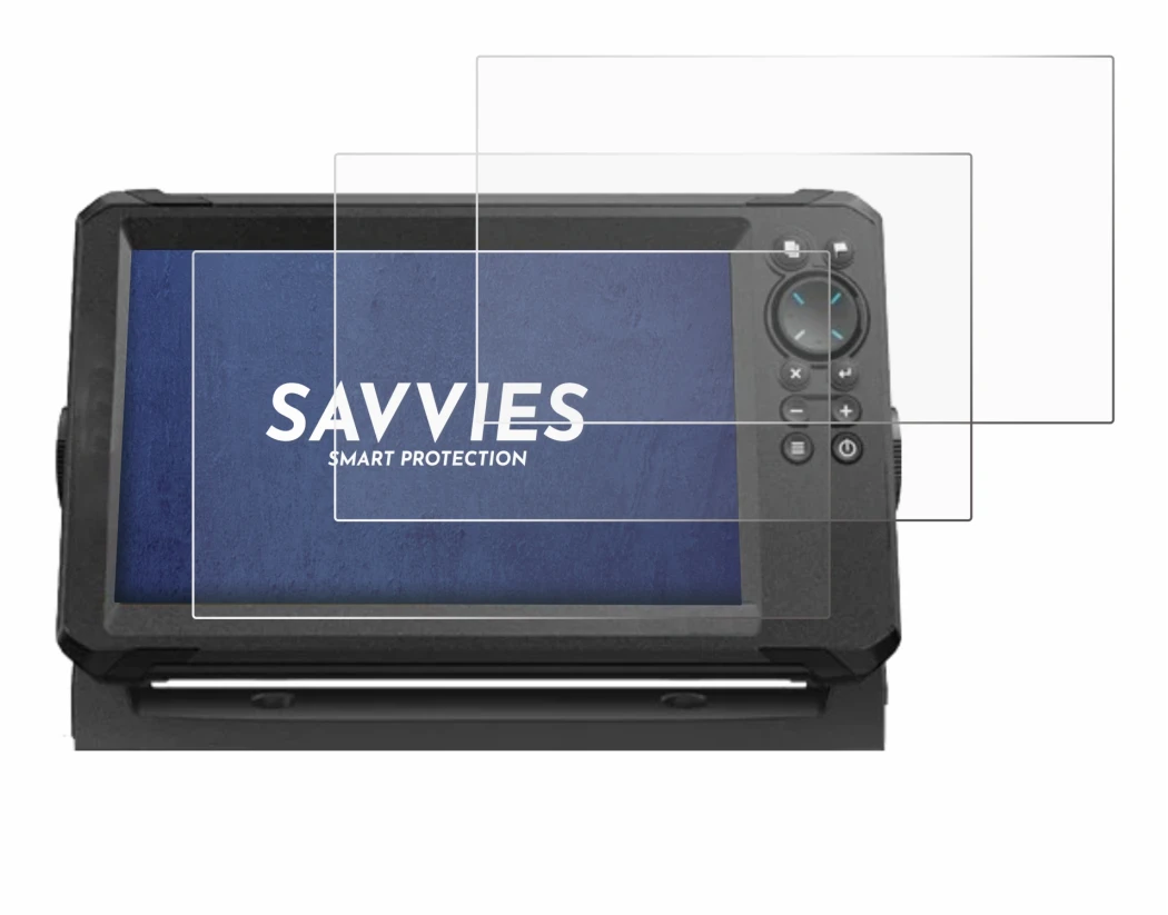 Immagine del dispositivo Lowrance Eagle 9 con un'ampia varietà di protezioni per lo schermo.