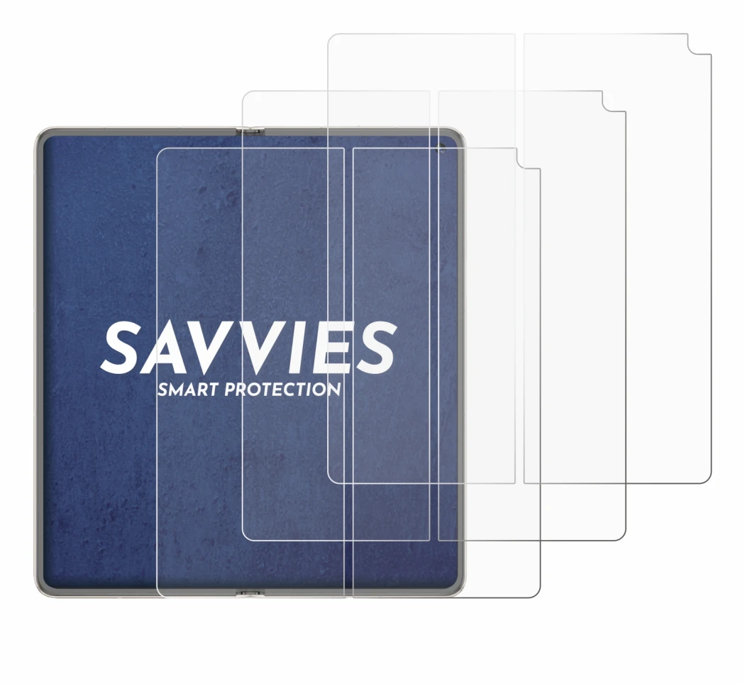 Immagine del dispositivo Huawei Mate X6 (Display interno) con un'ampia varietà di protezioni per lo schermo.