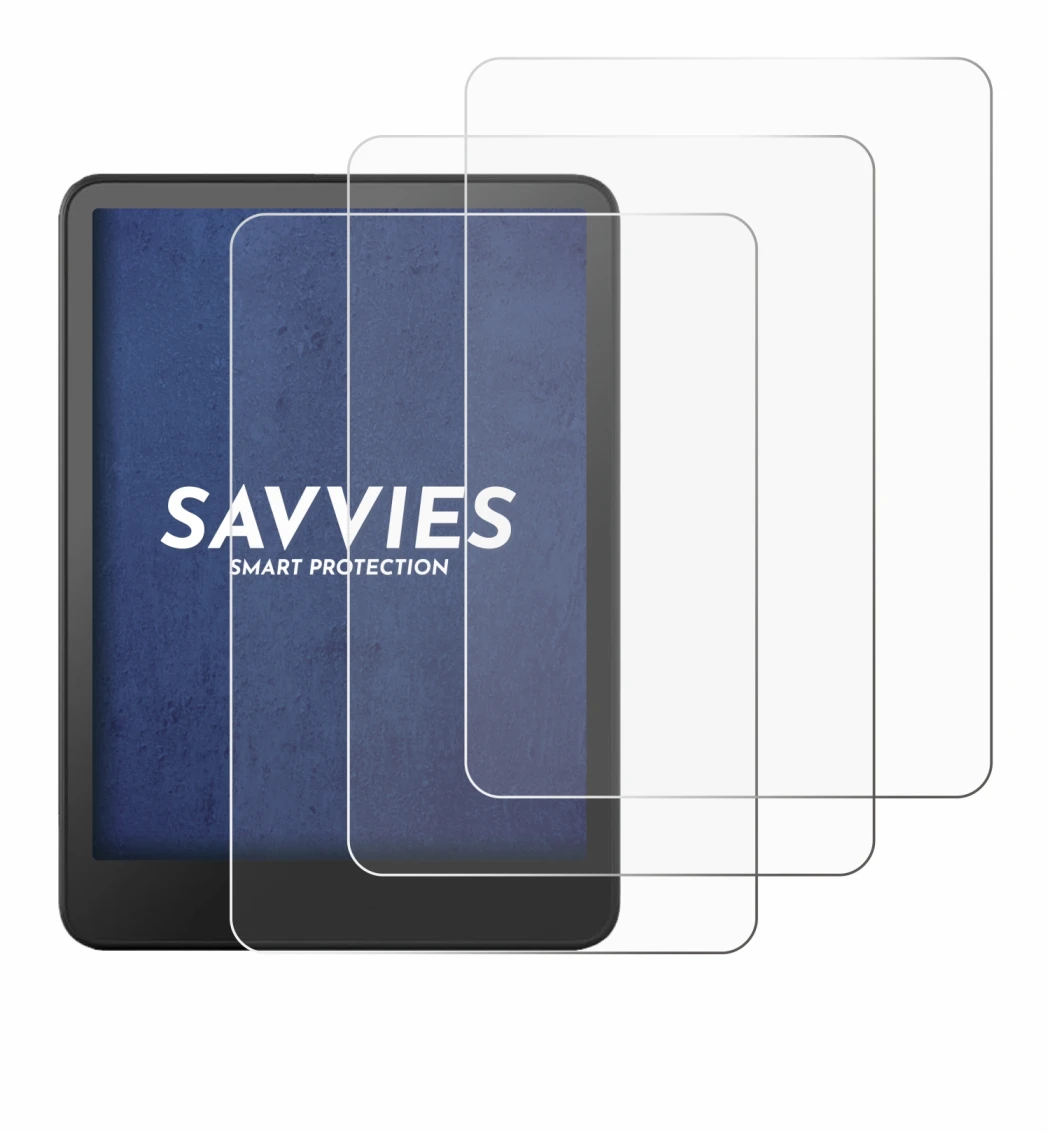Immagine del dispositivo Amazon Kindle Colorsoft con un'ampia varietà di protezioni per lo schermo.