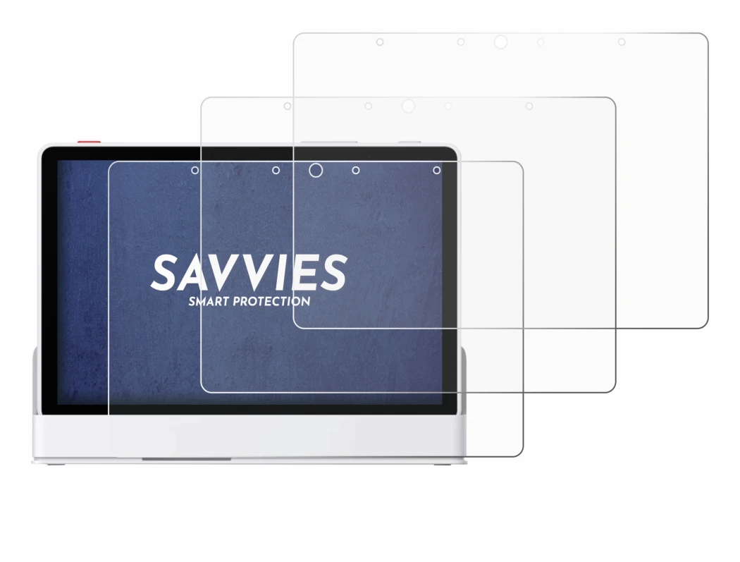 Immagine del dispositivo eufy Smart Display E10 con un'ampia varietà di protezioni per lo schermo.