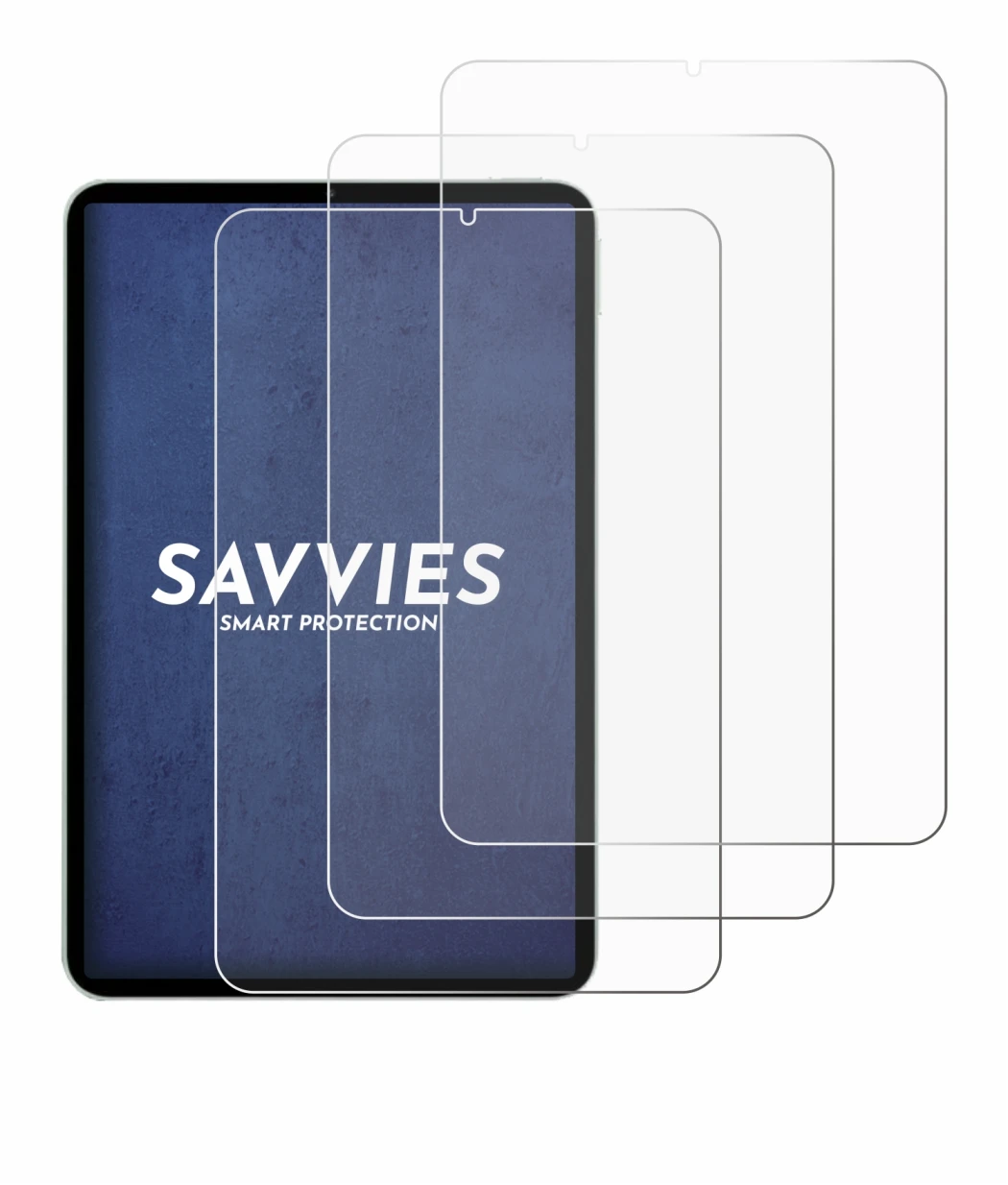 Immagine del dispositivo Xiaomi Pad Mini con un'ampia varietà di protezioni per lo schermo.