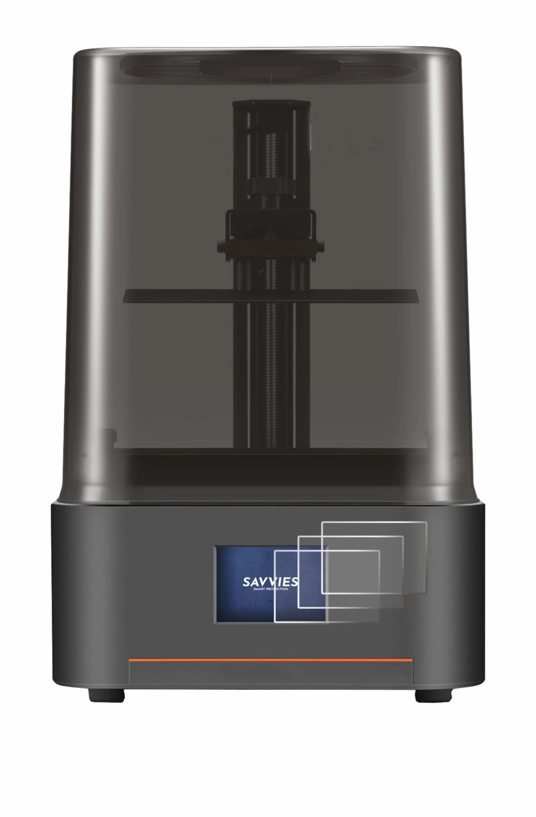 Immagine del dispositivo Anycubic Photon Mono 4 con un'ampia varietà di protezioni per lo schermo.