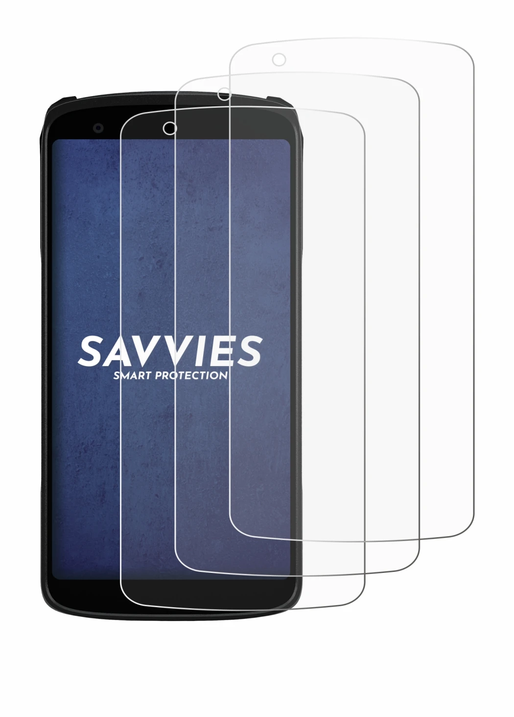 Immagine del dispositivo Zebra TC22R con un'ampia varietà di protezioni per lo schermo.