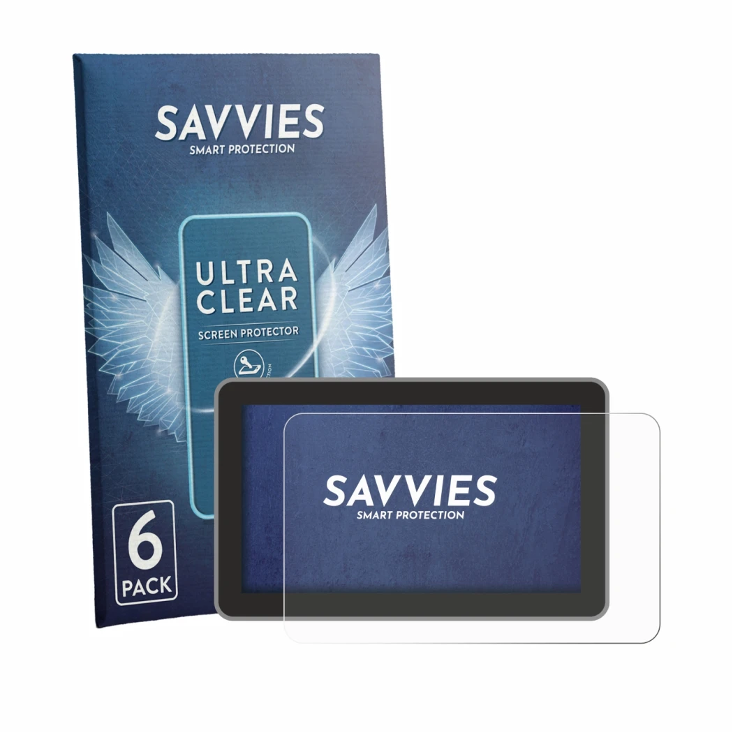Parte frontale di una confezione del prodotto con il logo del marchio Savvies. Accanto è raffigurato il dispositivo Bambu Lab 
