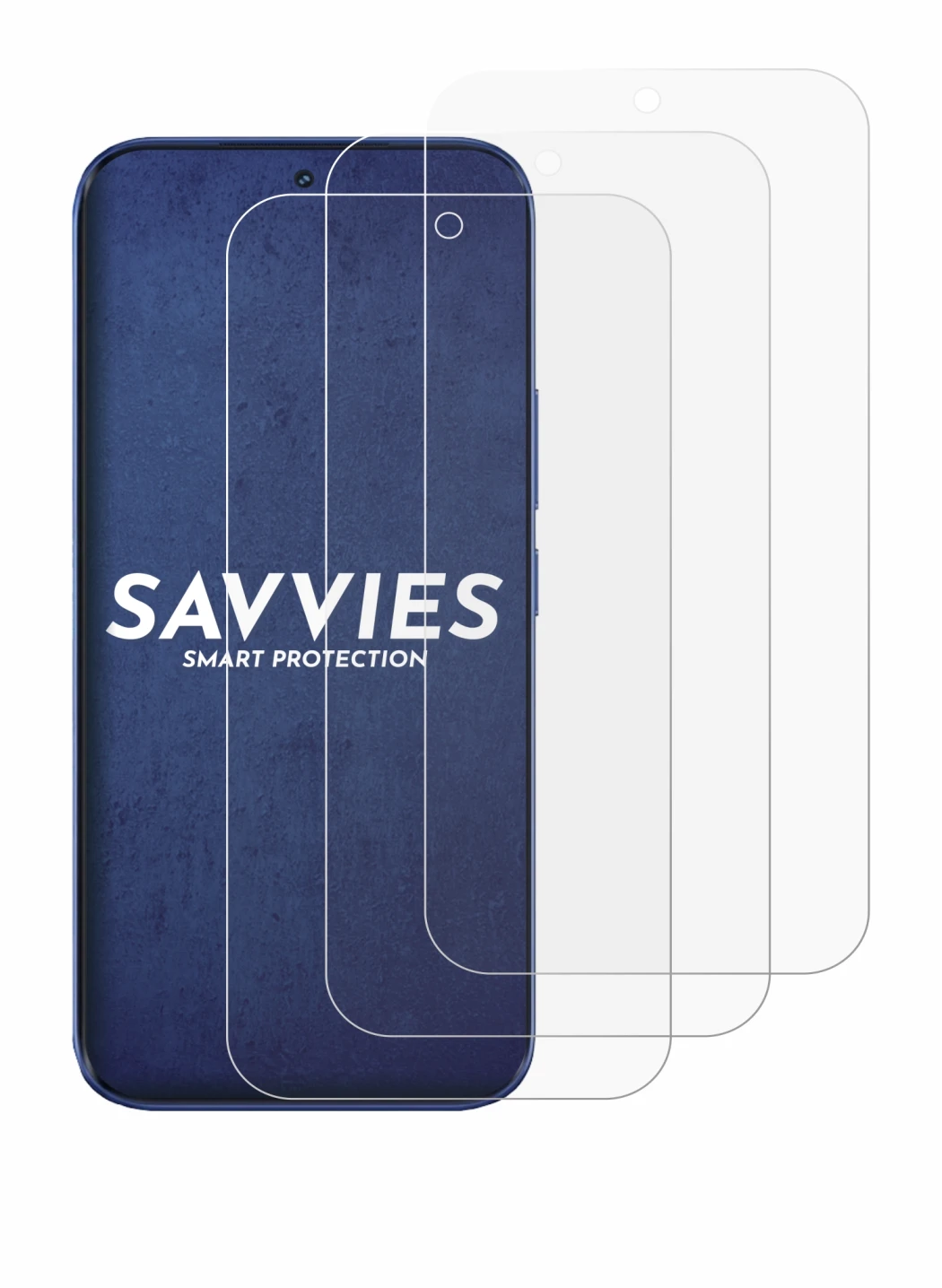 Immagine del dispositivo Tecno Camon Slim con un'ampia varietà di protezioni per lo schermo.