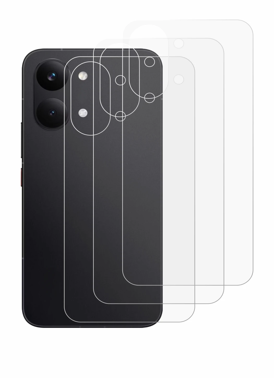 Immagine del dispositivo Xiaomi Poco X8 Pro Max (Posteriore) con un'ampia varietà di protezioni per lo schermo.