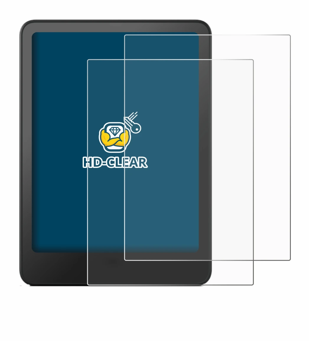 Immagine del dispositivo Amazon Kindle Paperwhite 2012 con un'ampia varietà di protezioni per lo schermo.