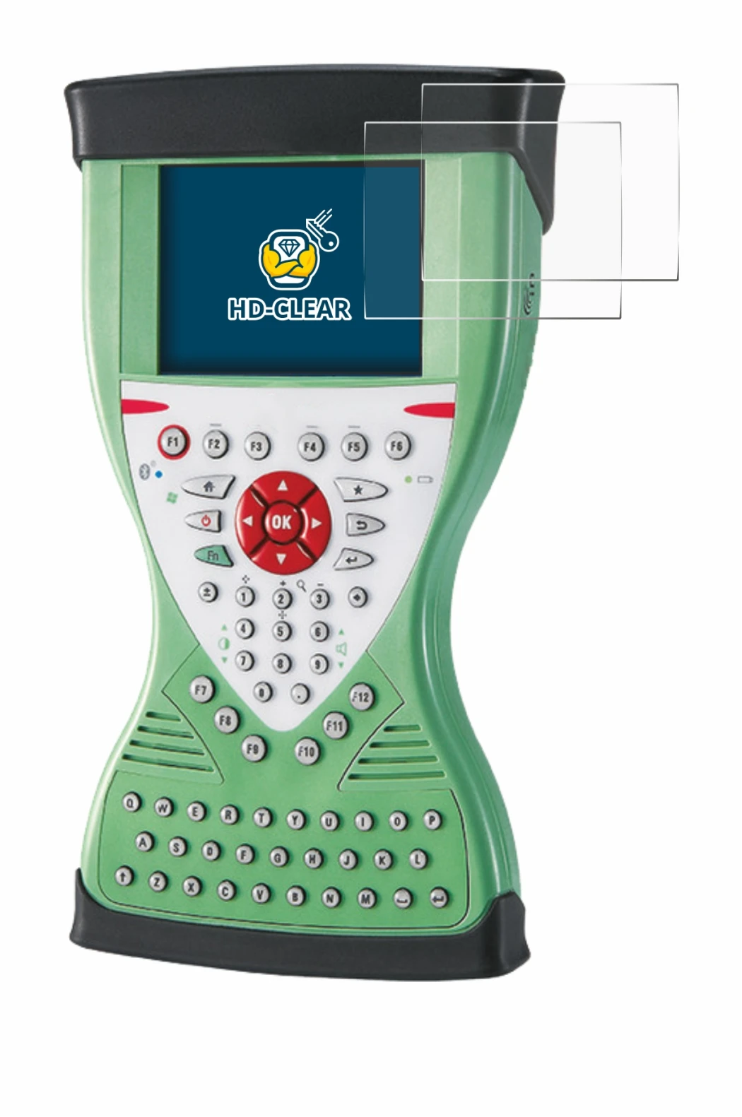 Immagine del dispositivo Leica Viva Controller CS15 con un'ampia varietà di protezioni per lo schermo.