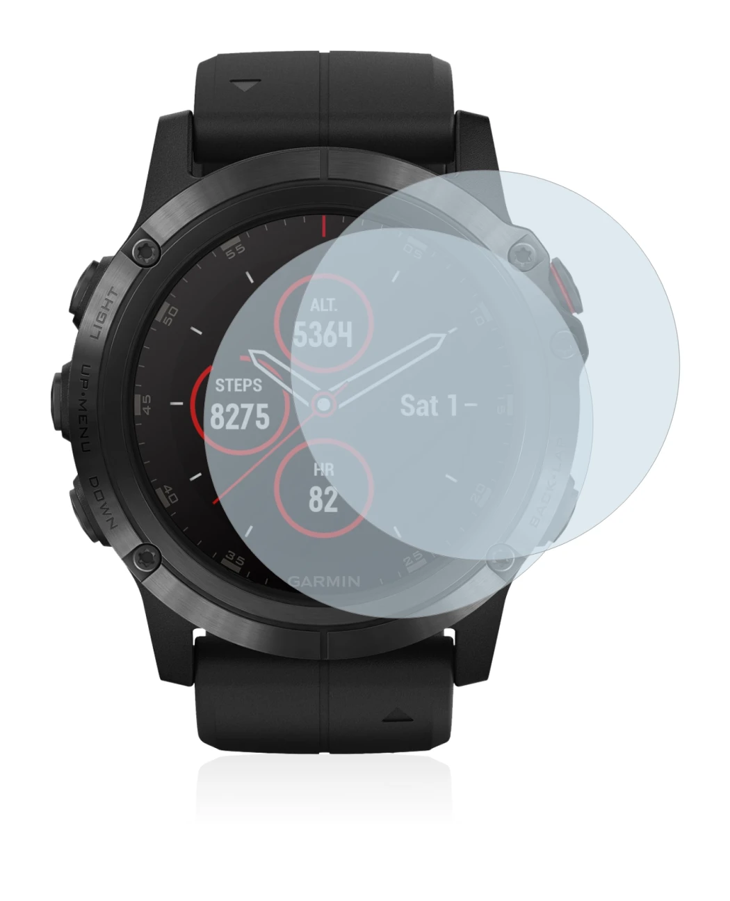 Immagine del dispositivo Suunto Ambit3 Peak Black con un'ampia varietà di protezioni per lo schermo.