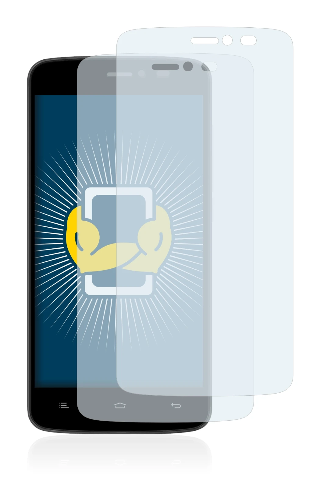 Immagine del dispositivo Evertek EverMiracle Nano con un'ampia varietà di protezioni per lo schermo.