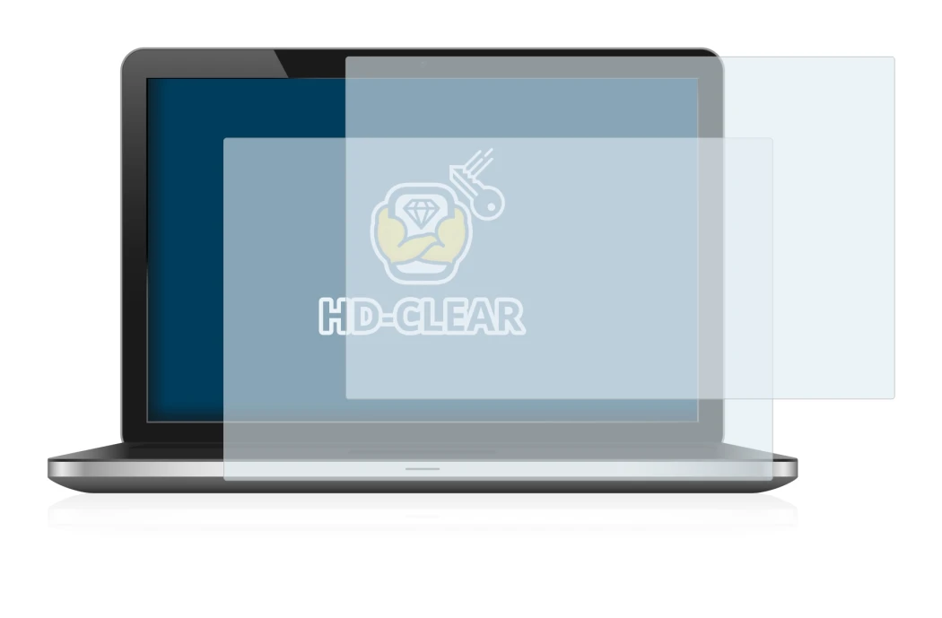 Immagine del dispositivo con un'ampia varietà di protezioni per lo schermo.