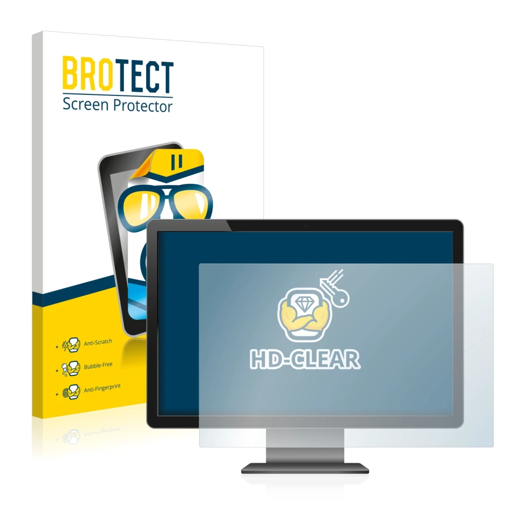 Parte frontale di una confezione del prodotto con il logo del marchio BROTECT. Accanto è raffigurato il dispositivo con la rel